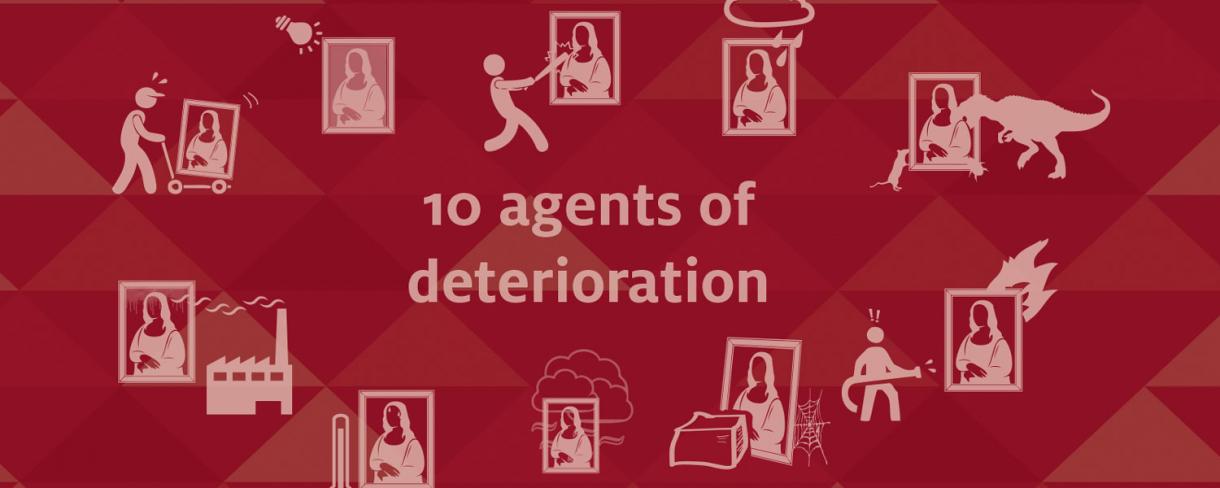an illustration of the ten agents of deterioration