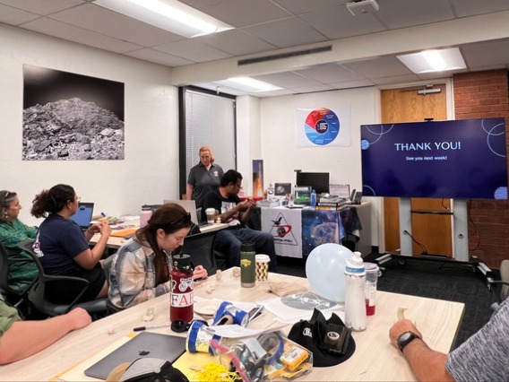 Image of educators learning at the NASA NGS workshop