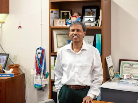 Man standing in his office