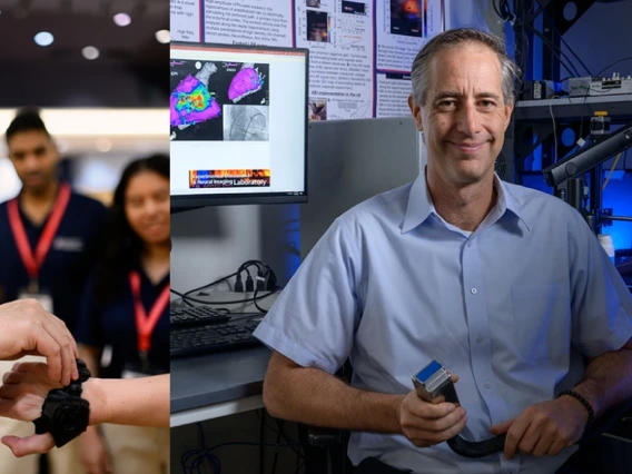 Researchers working at the Flinn Foundation
