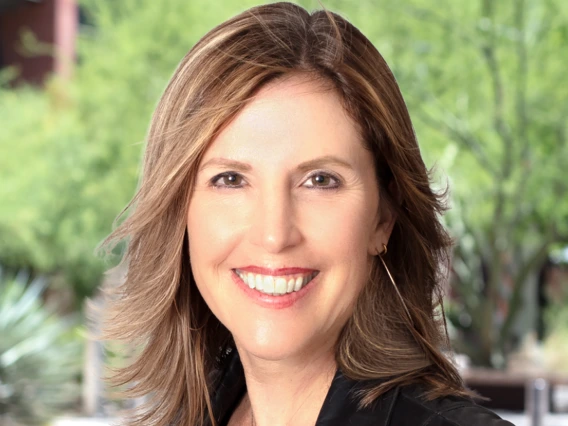 image of woman in black jacket