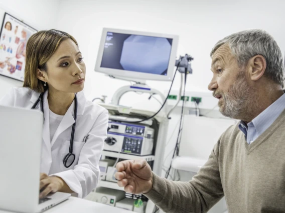 Doctor and a patient