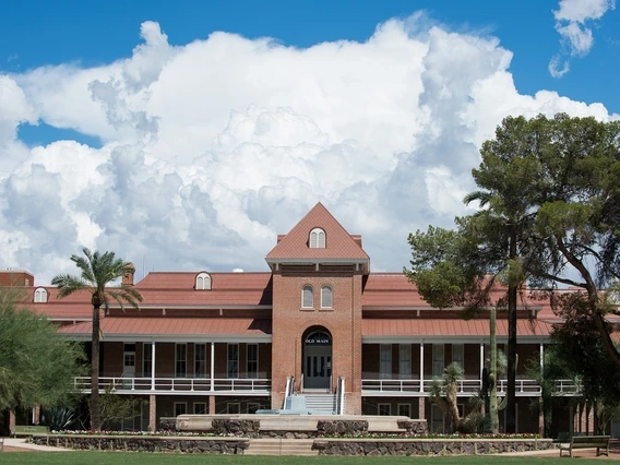 Old Main on the University of Arizona campus.
