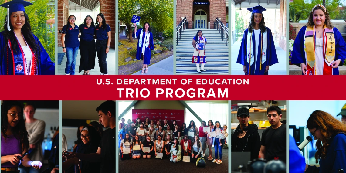 Images of TRIO students
