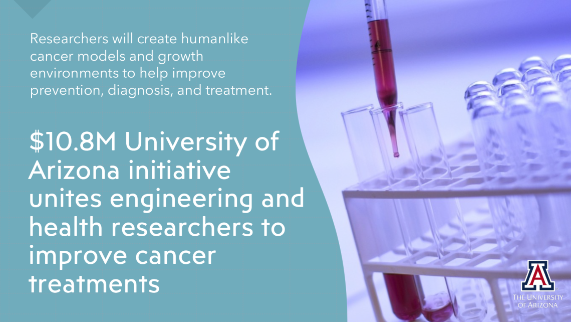 $10.8M University of Arizona initiative unites engineering and health researchers to improve cancer treatments
