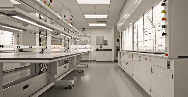 clean lab space