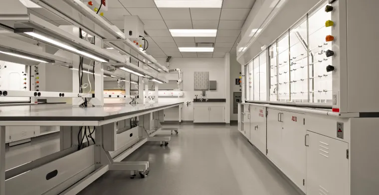 a sterile lab environment