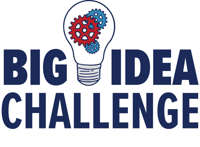 Big Idea Challenge big text with light bulb icon