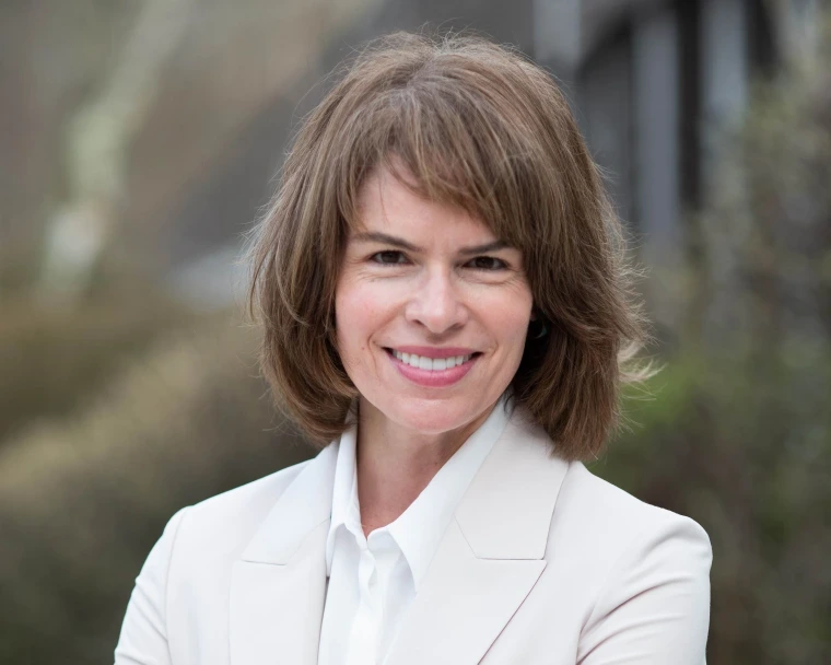 Woman smiling