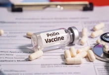 Image of polio vaccine and medications
