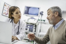 Doctor and a patient