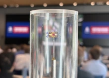 An example of laser-driven fusion energy.