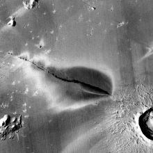 Volcanic deposits at the the Cerberus Fossae system on Mars