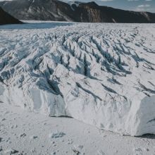 Glacier in Northeast Greenland