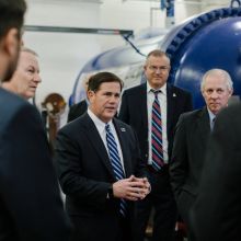 Governor Doug Ducey speaking to a group