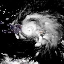 Hurricane Fiona from space