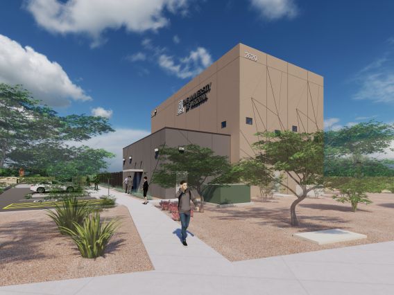 rendering of future Mission Integration Lab building