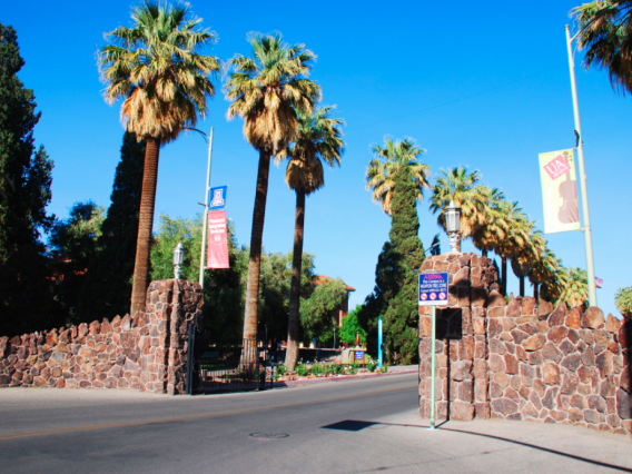Front Gate entrance to University of Arizona