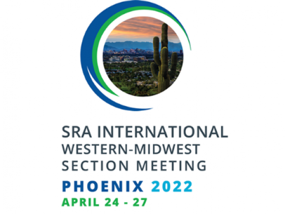 Logo for 2022 SRA International Western-Midwest Section Meeting in Phoenix Arizona